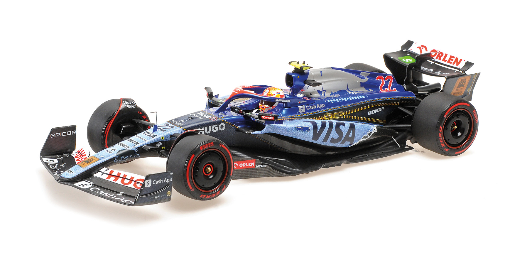 VISA CASH RB FORMULA ONE TEAM VCARB 01 - YUKI TSUNODA - SINGAPORE GP 2024