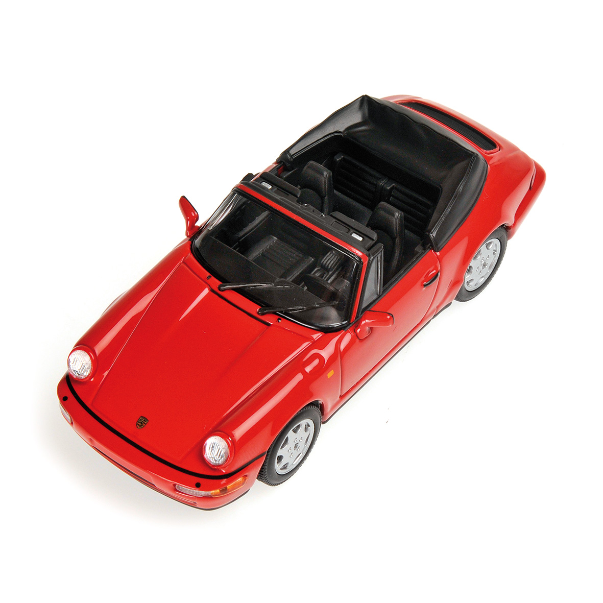 PORSCHE 911 CARRERA 2 CABRIOLET - 1990 - RED