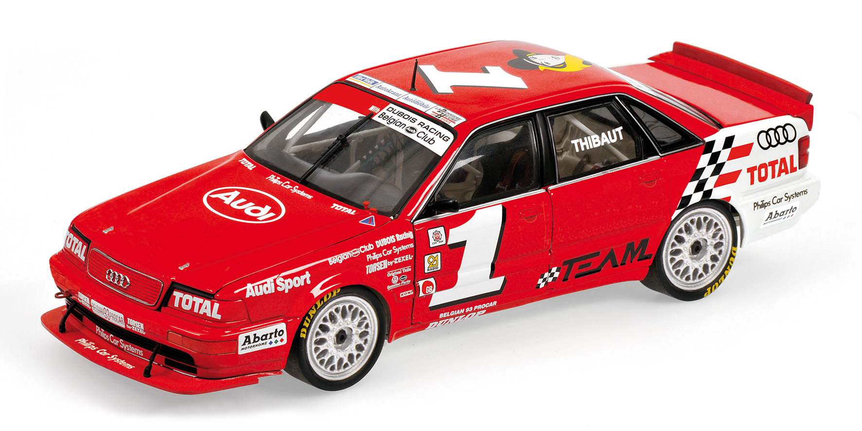 AUDI V8 EVOLUTION - DUBOIS RACING - PIERRE-ALAIN THIBAUT - BELGIAN PROCAR 1993