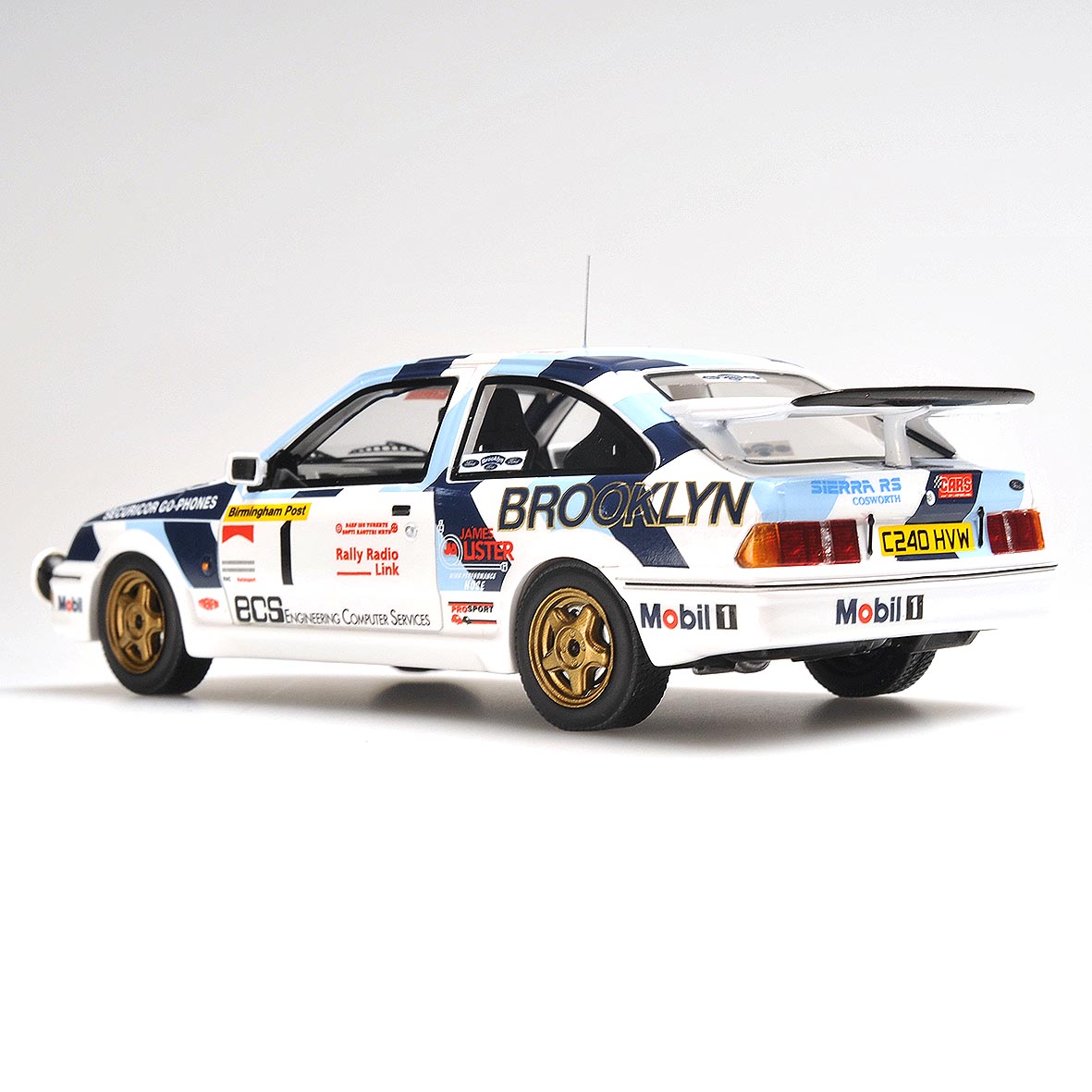 FORD SIERRA RS COSWORTH - AYRTON SENNA - RALLY TEST 1986