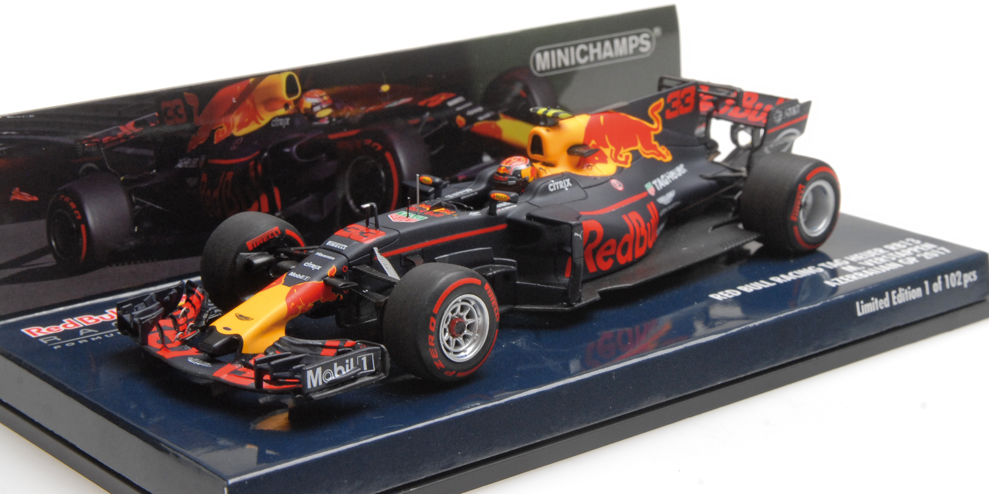 RED BULL RACING TAG-HEUER RB13 - MAX VERSTAPPEN - AZERBAIJAN GP 2017 - EXCLUSIVE FOR MINICHAMPS.DE