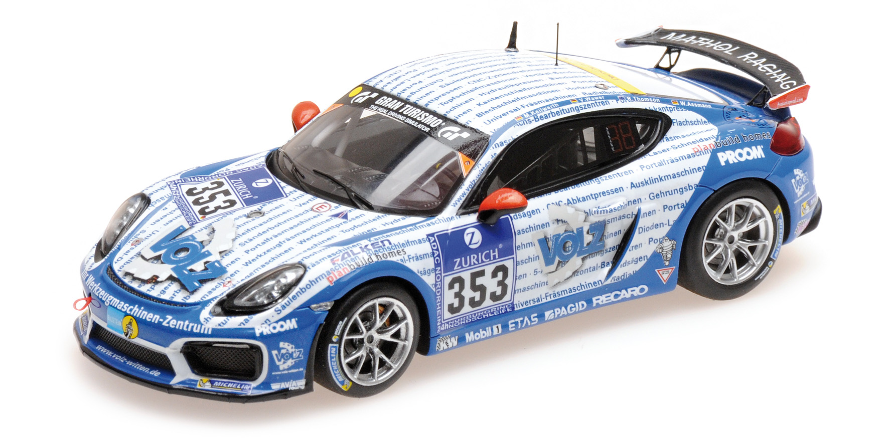 PORSCHE CAYMAN GT4 CLUBSPORT - KEILWERTH/WAWER/THOMSEN/ASSMANN - 24H NÜRBURGRING 2016