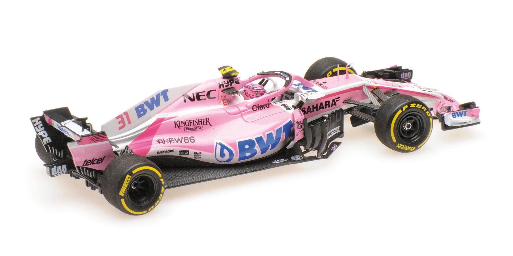 SAHARA FORCE INDIA F1 MERCEDES VJM11 - ESTEBAN OCON - 2018