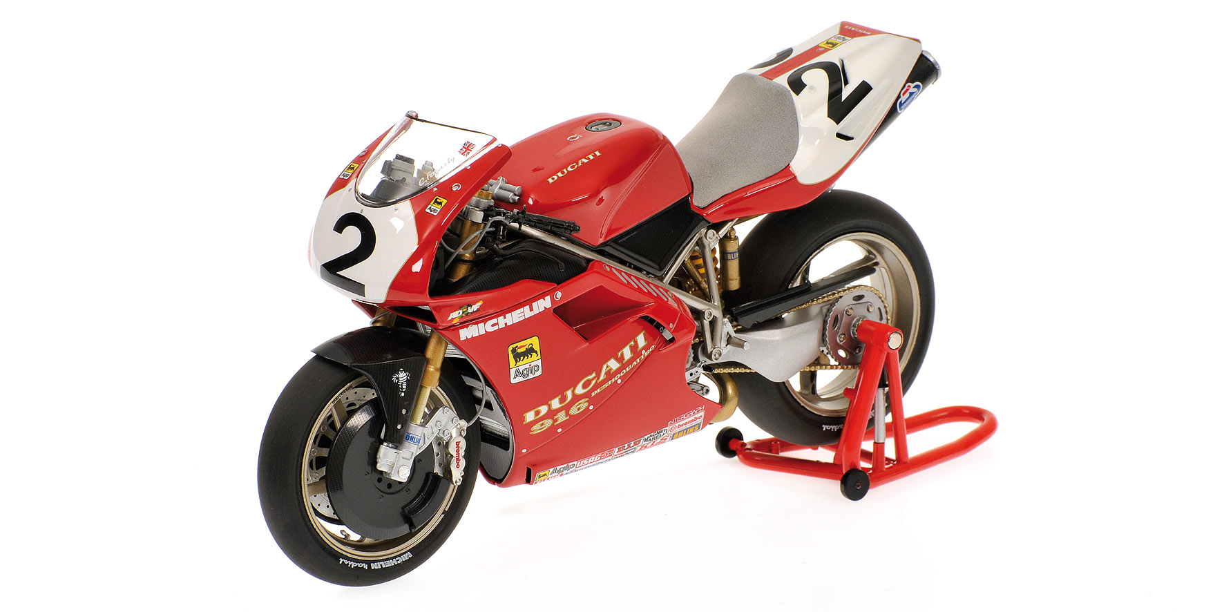 DUCATI 916 - CARL FOGARTY - TEAM DUCATI CORSE VIRGINIO FERRARI - WORLD CHAMPION WSB 1994