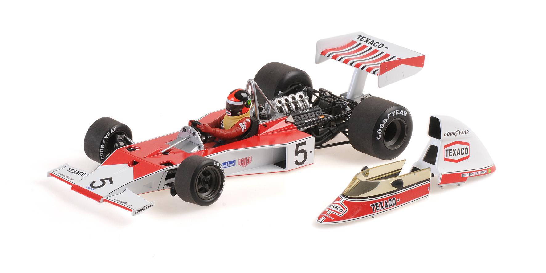 MCLAREN FORD M23 - EMERSON FITTIPALDI - WORLD CHAMPION 1974 - WITH ENGINE