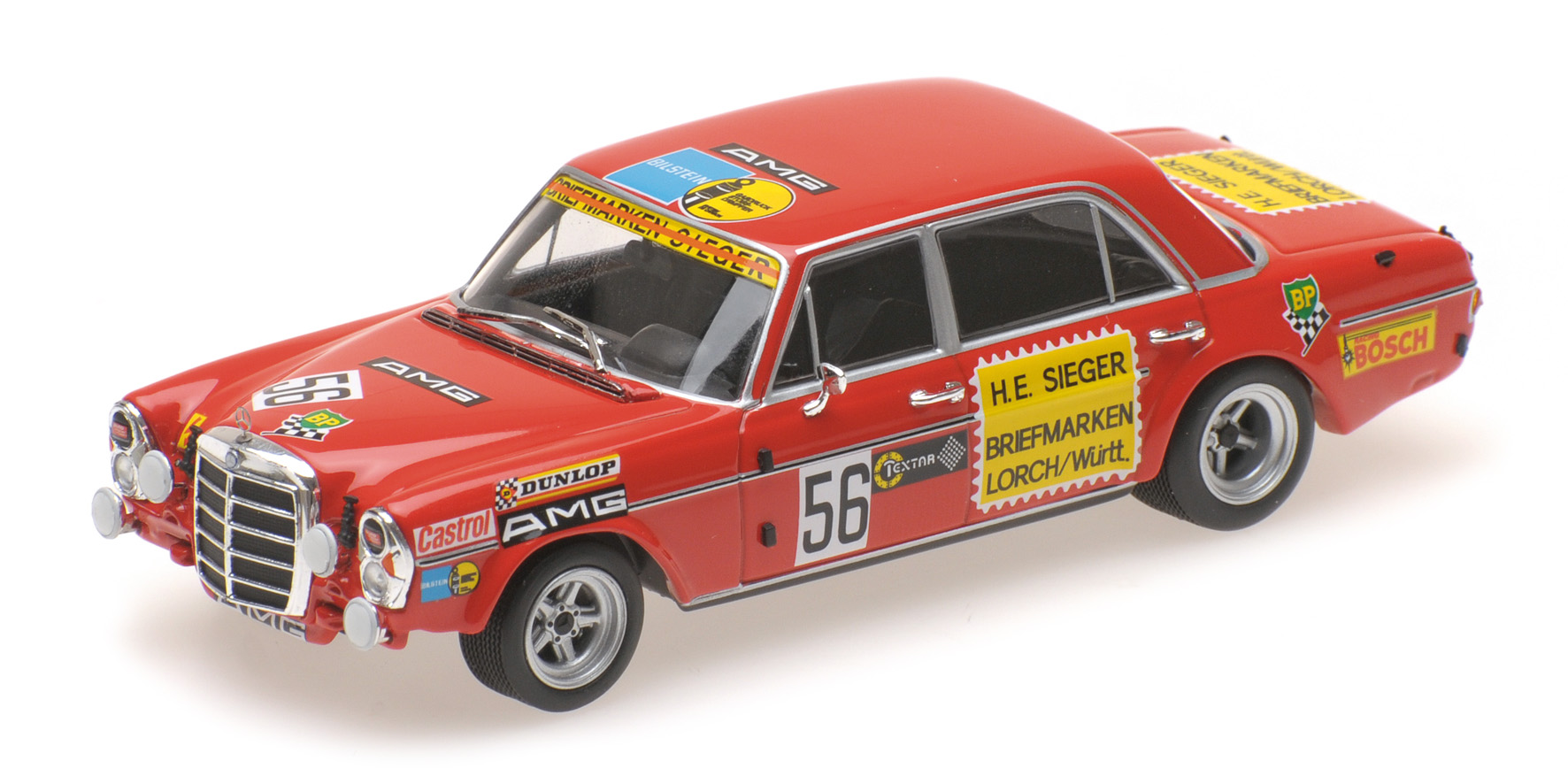 MERCEDES-BENZ 300 SEL 6.8 AMG - HANS HEYER - 200 MEILEN VON NÜRNBERG 1972