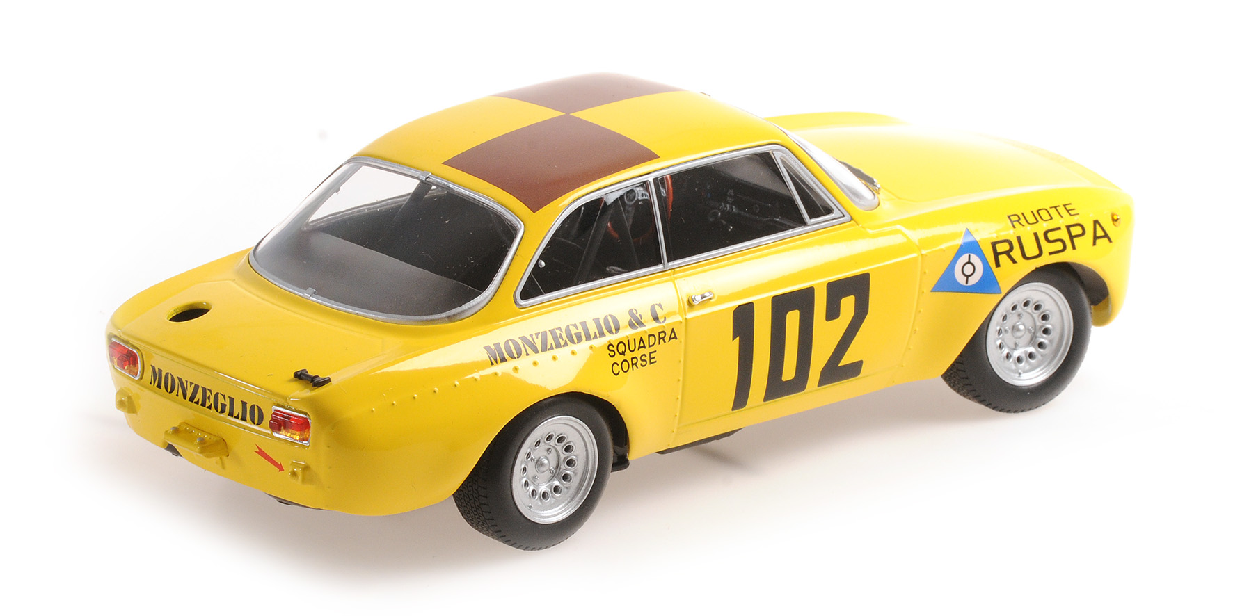 ALFA ROMEO GTA 1300 - MONZEGLIO SQUADRA CORSE - ZANETTI/RUSPA - TARGA FLORIO 1971
