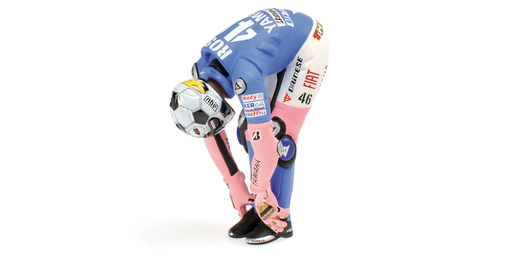 FIGURINE - VALENTINO ROSSI - MOTOGP 2008 'STRETCHING'