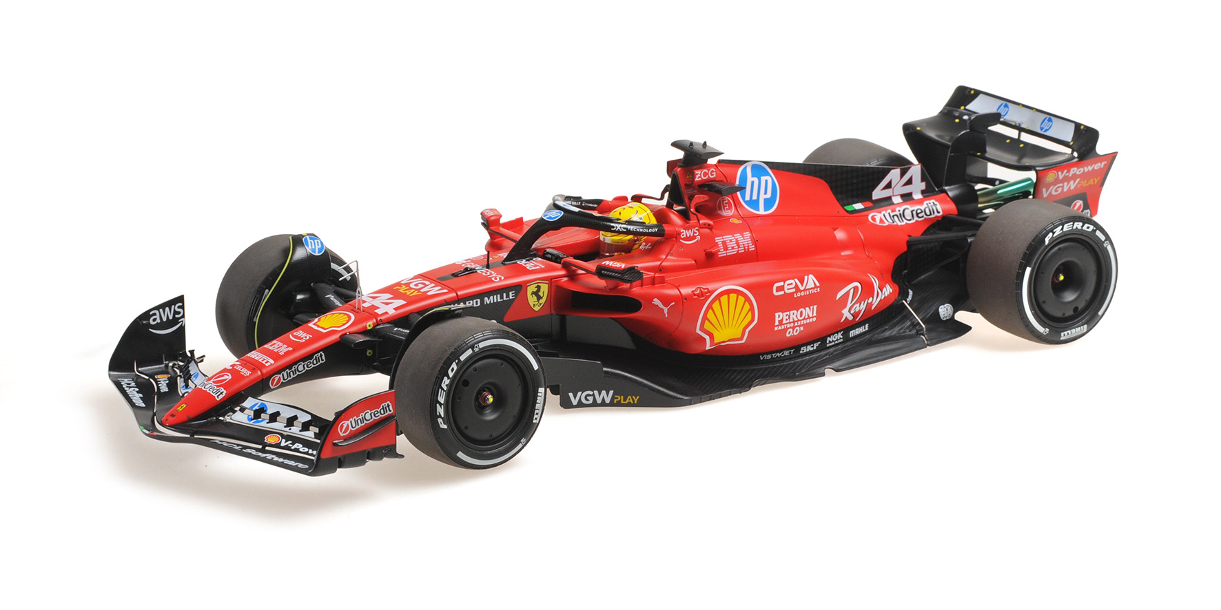 FERRARI SF-23 - LEWIS HAMILTON - FIORANO TEST 2025 (2318T44)
