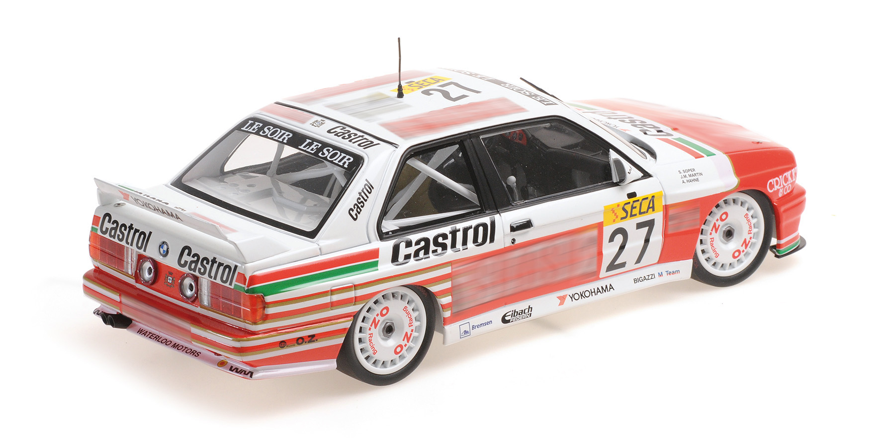 BMW M3 - BIGAZZI TEAM - SOPER / HAHNE / MARTIN - 4TH PLACE 24H SPA 1990
