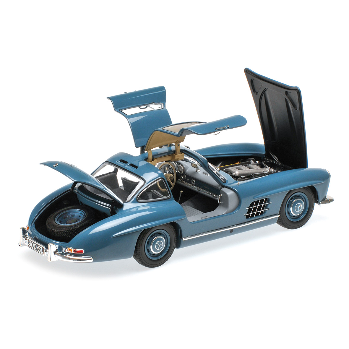 MERCEDES-BENZ 300 SL (W198 I) - 1954 - LIGHT BLUE