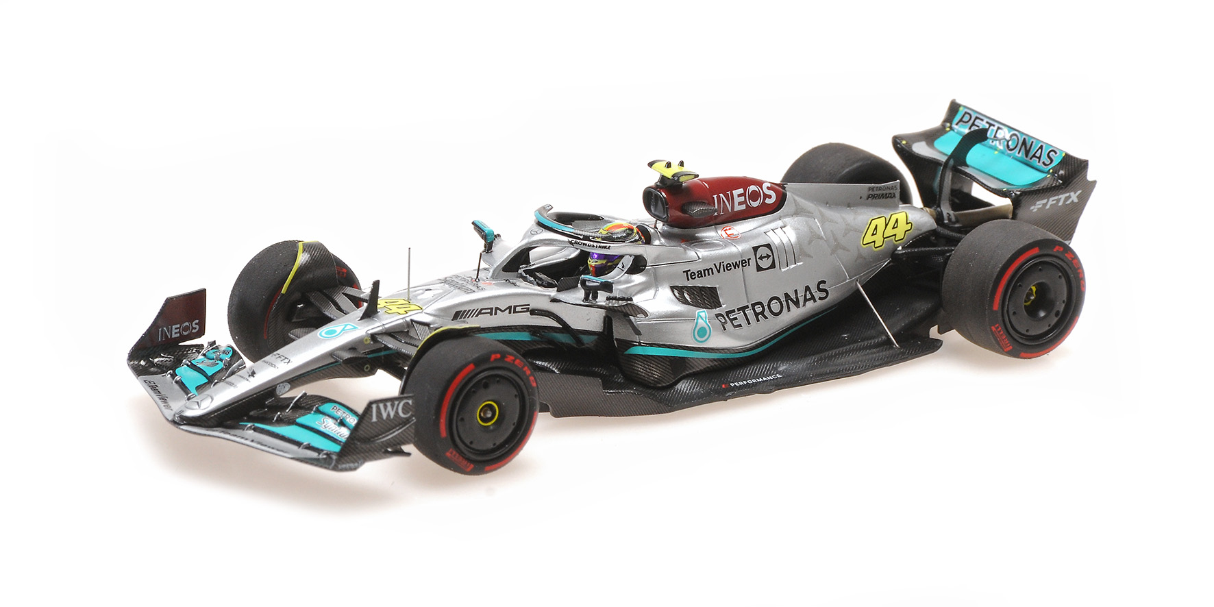 MERCEDES-AMG PETRONAS FORMULA ONE TEAM F1 W13 E PERFORMANCE - L. HAMILTON - 2ND HUNGARIAN GP  2022