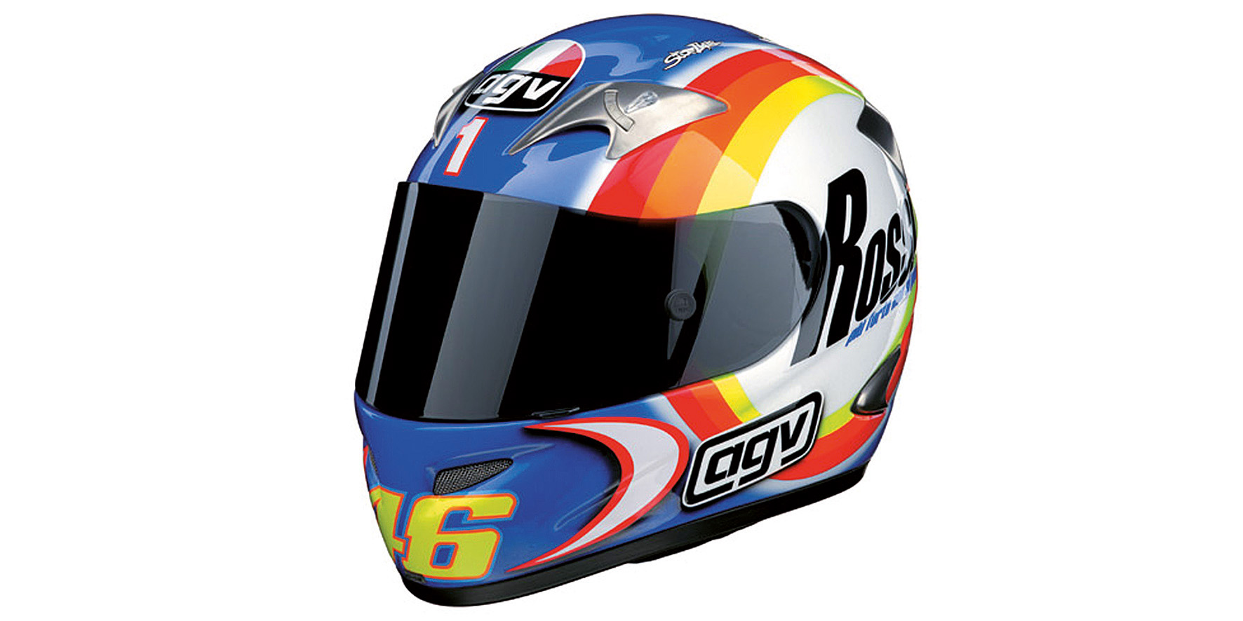 AGV HELMET - VALENTINO ROSSI - WINTER TESTING 2004 / 2005 SEPANG