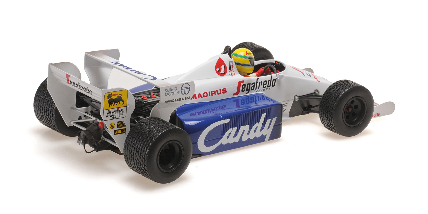 TOLEMAN HART TG184 - AYRTON SENNA - 2ND PLACE MONACO GP 1984 - DIRTY VERSION