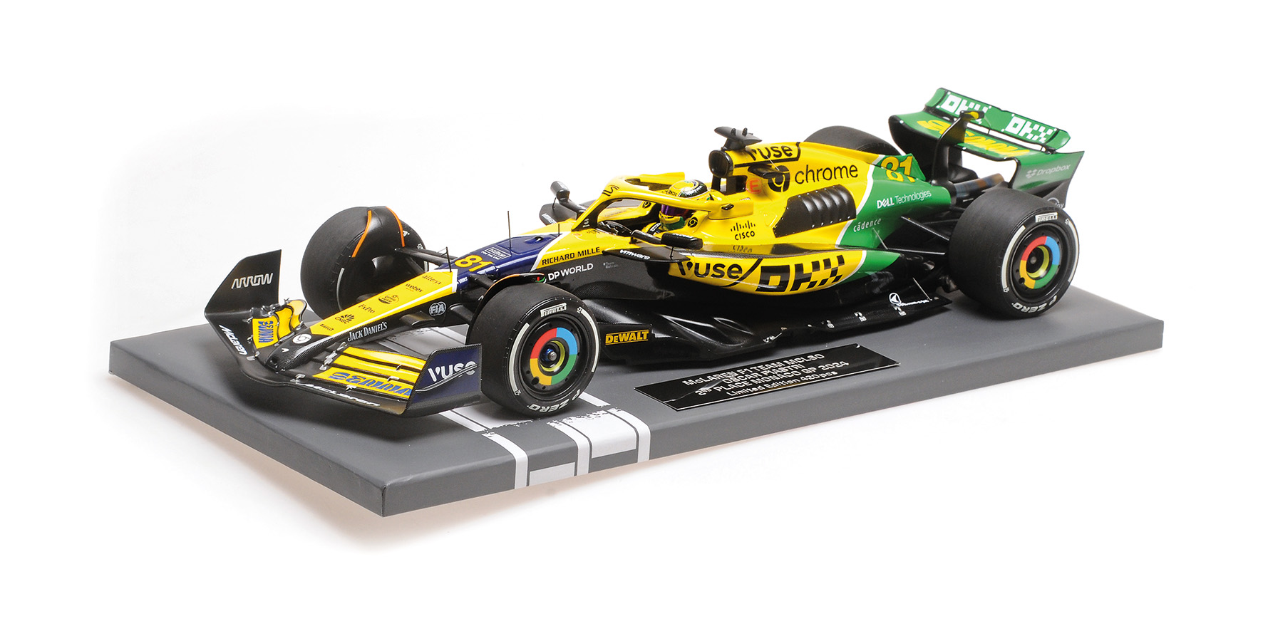 MCLAREN FORMULA 1 TEAM MCL38 - OSCAR PIASTRI - 2ND PLACE MONACO GP 2024