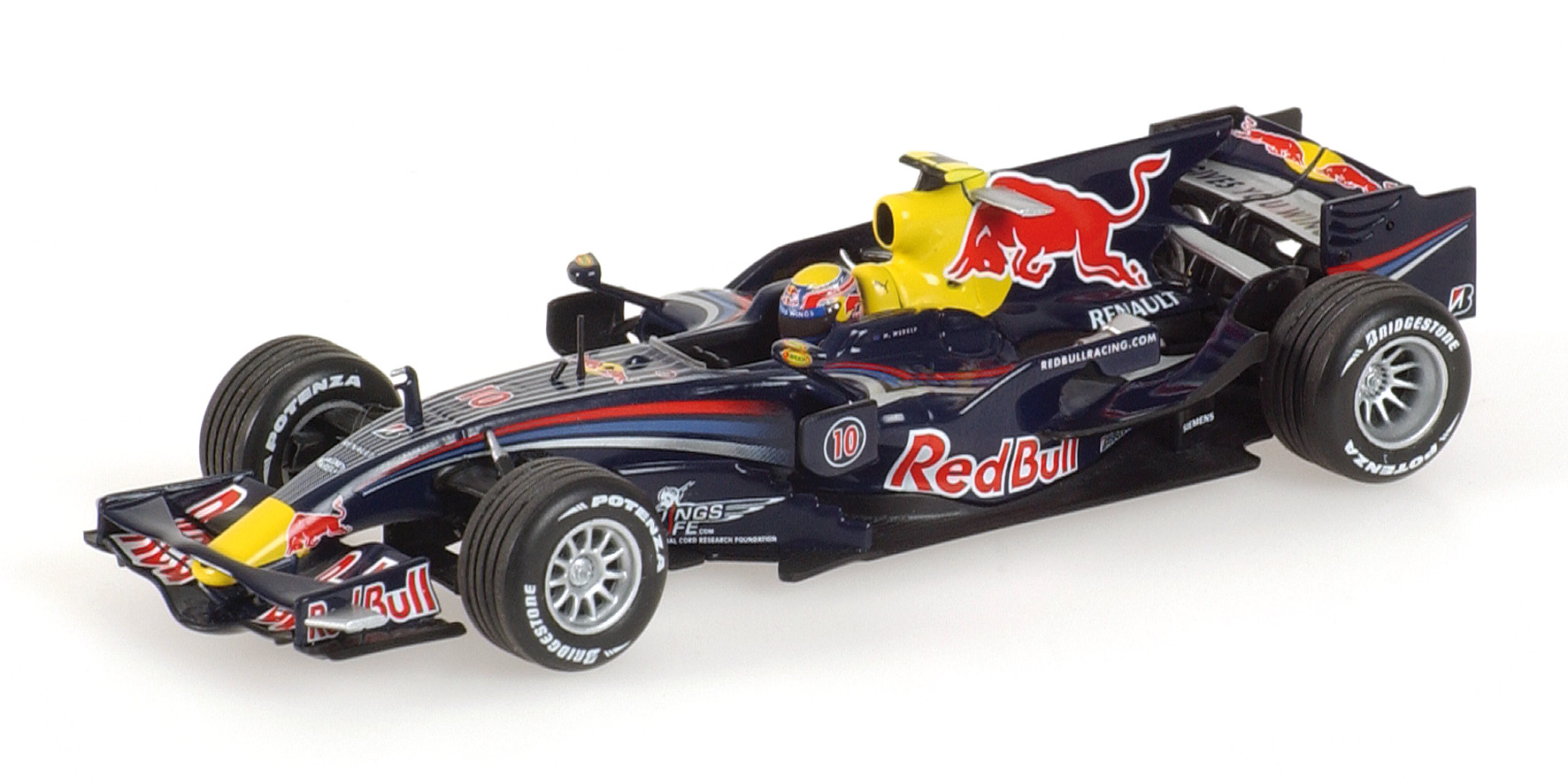 RED BULL RACING RENAULT - RB4 - MARK WEBBER - 2008