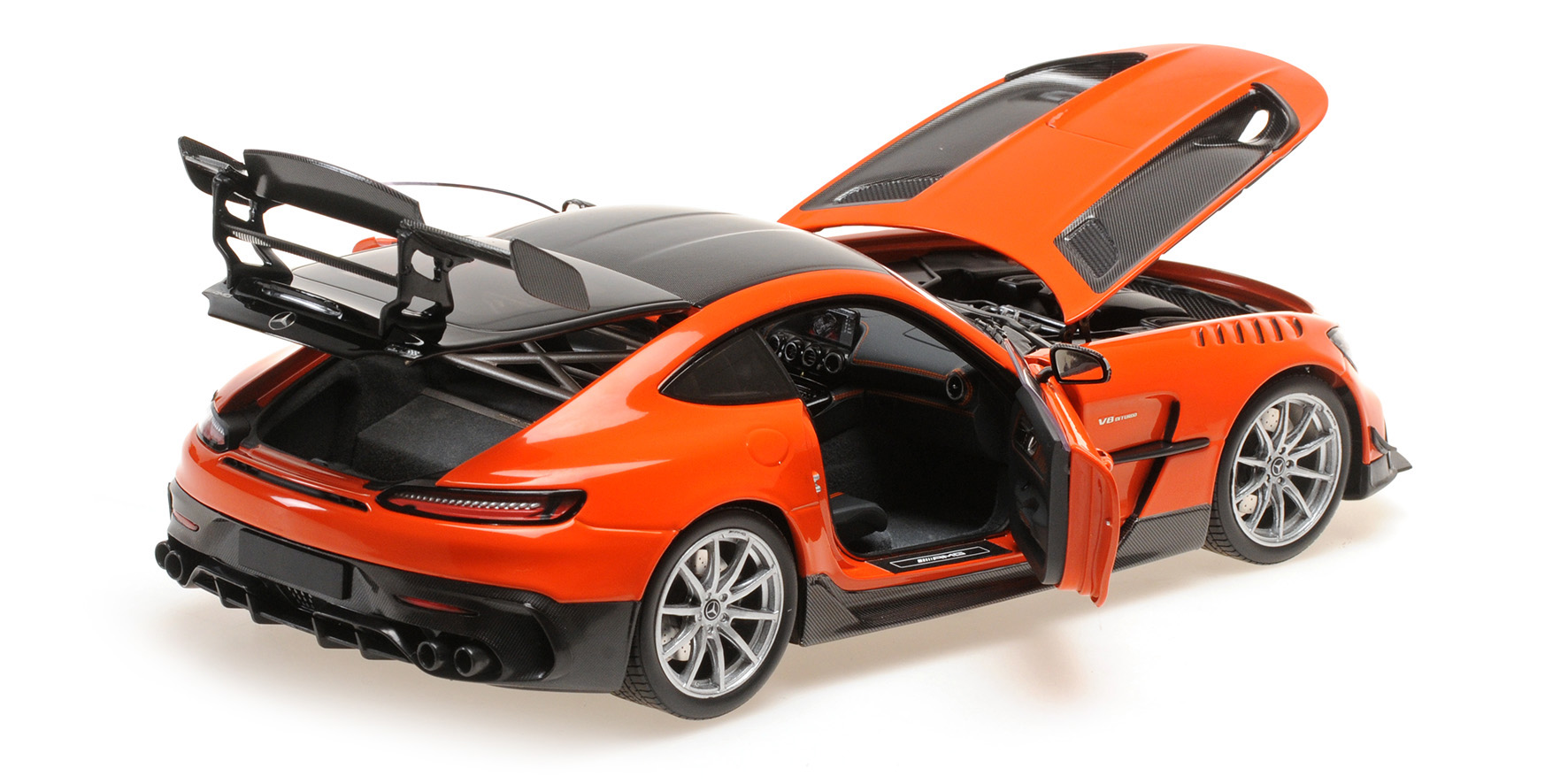 MERCEDES-AMG GT BLACK SERIES - 2021 - ORANGE W/SILVER WHEELS