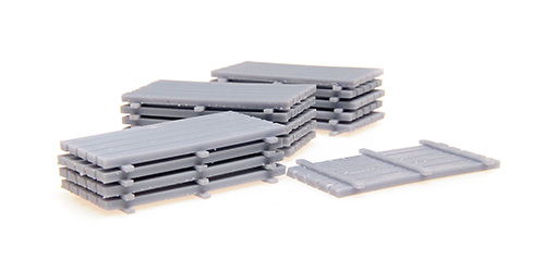 HOLZSTAPEL SET - UNPAINTED - 15 PCS.