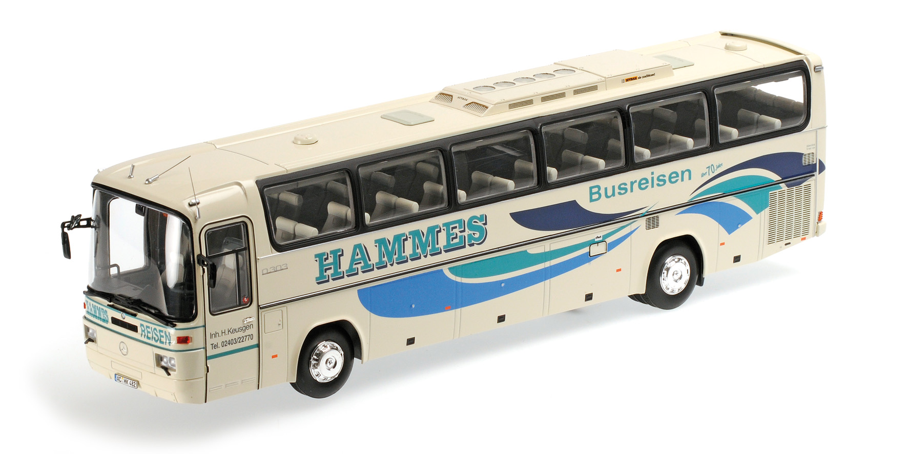 MERCEDES-BENZ O 303 RHD BUS -1979 - 'HAMMES'