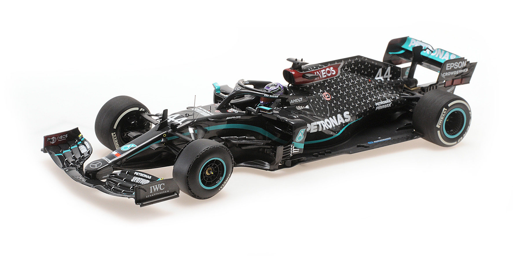 MERCEDES-AMG PETRONAS F1 TEAM W11 EQ PERF. - L. HAMILTON - WINNER BRITISH GP 2020 FLAT TYRE