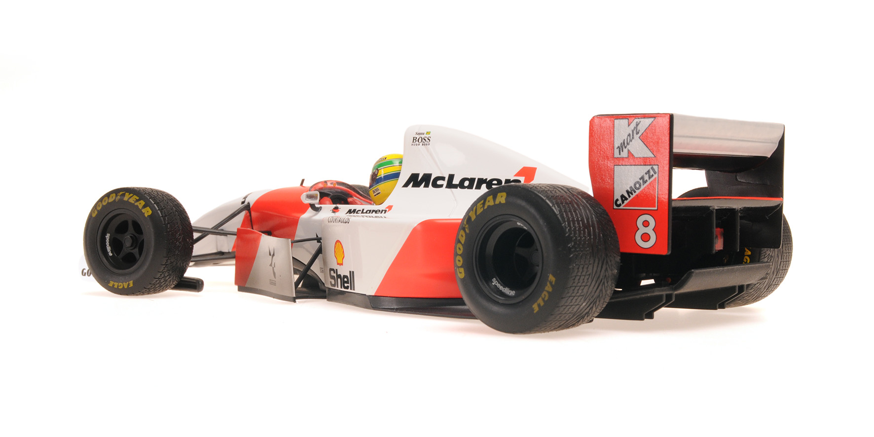 MCLAREN FORD MP4/8 - AYRTON SENNA - WINNER EUROPEAN GP 1993 - DIRTY VERSION