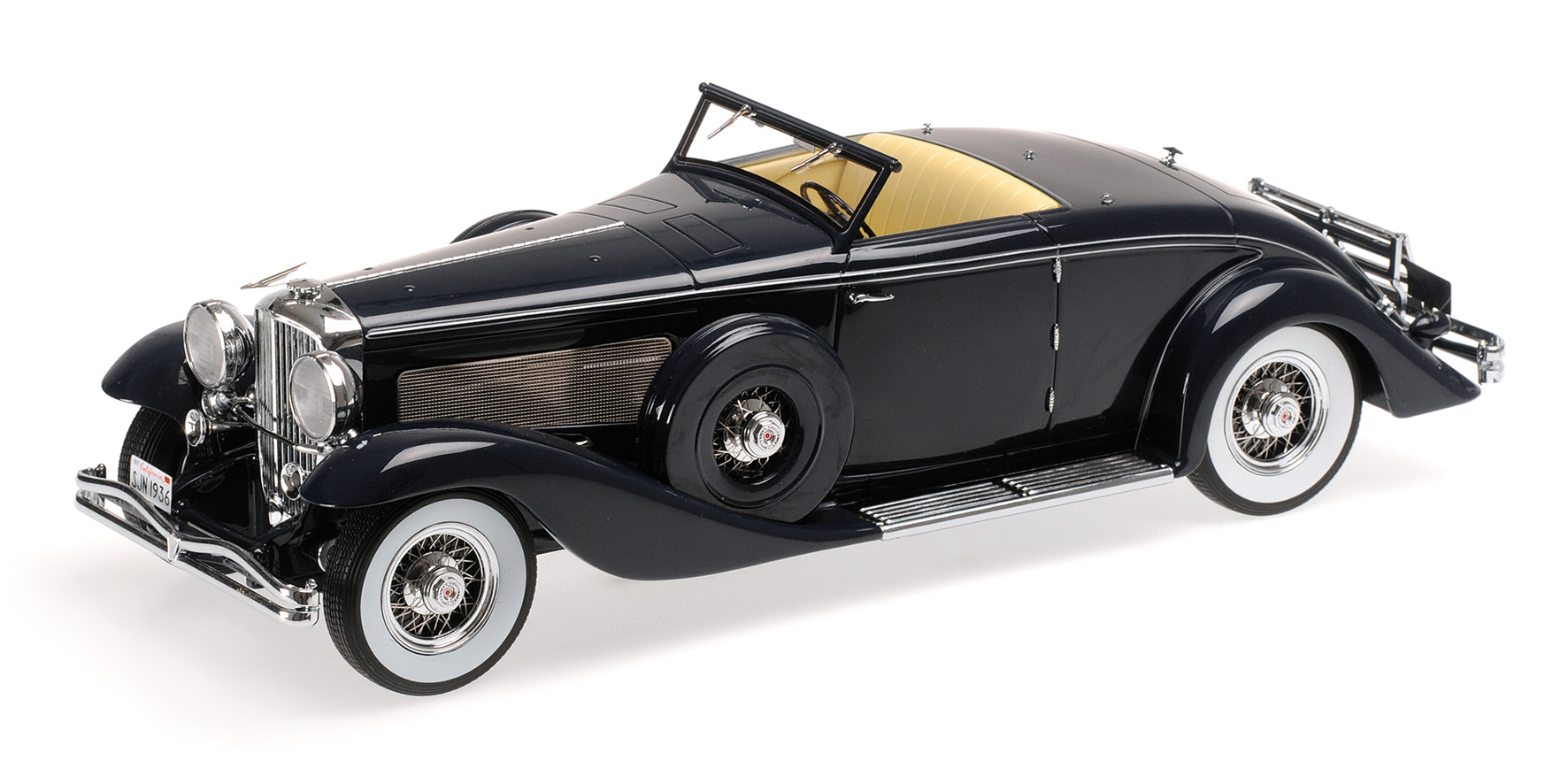 DUESENBERG SJN (SUPERCHARGED) CONVERTIBLE COUPÉ - 1936 - DARK BLUE