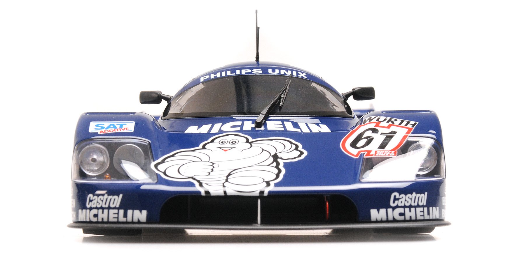 SAUBER MERCEDES C9 - JEAN-LOUIS SCHLESSER - WINNER ADAC SUPERSPRINT 1987