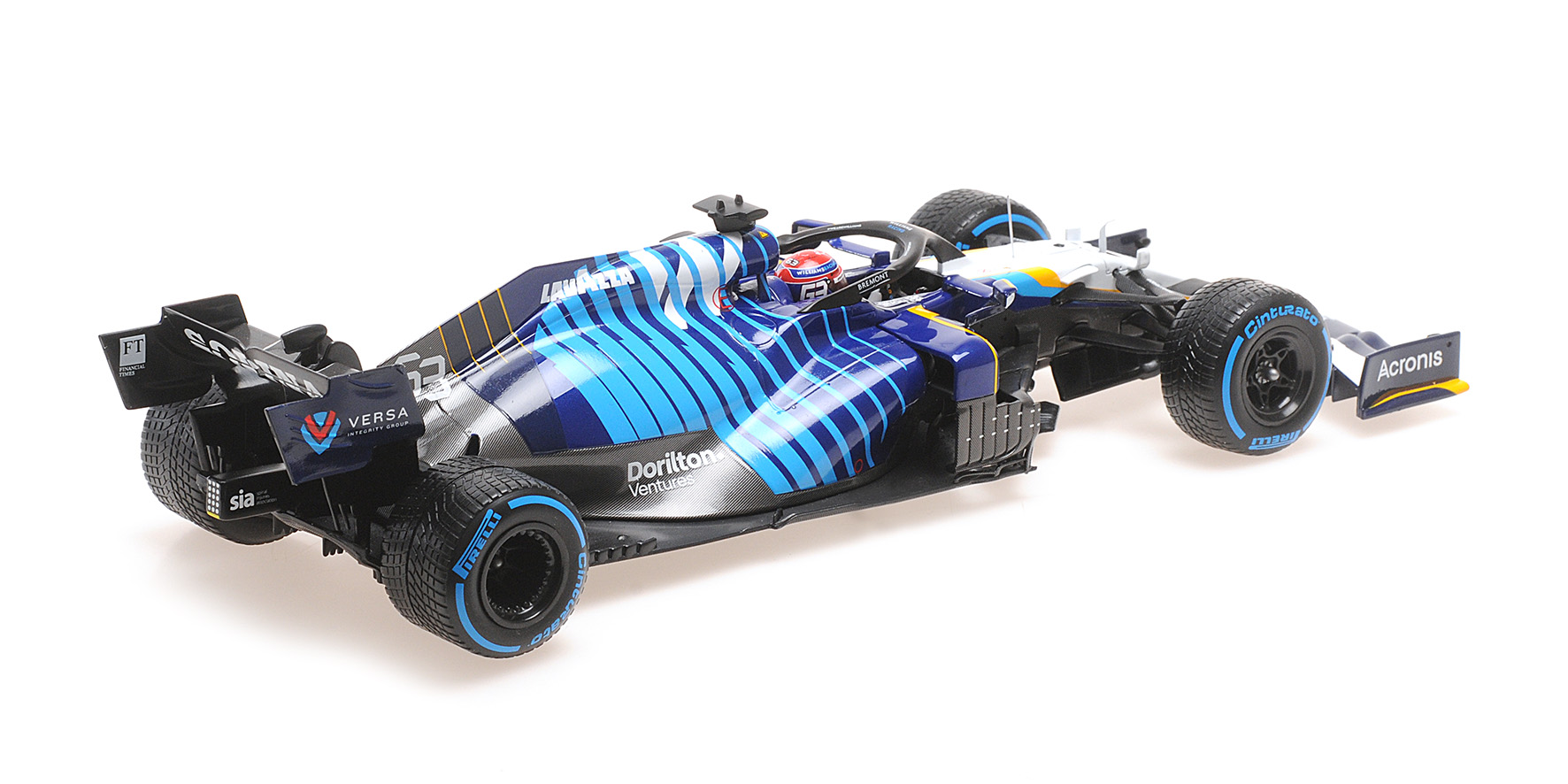 WILLIAMS RACING MERCEDES FW43B - GEORGE RUSSELL - 2ND PLACE BELGIAN GP 2021