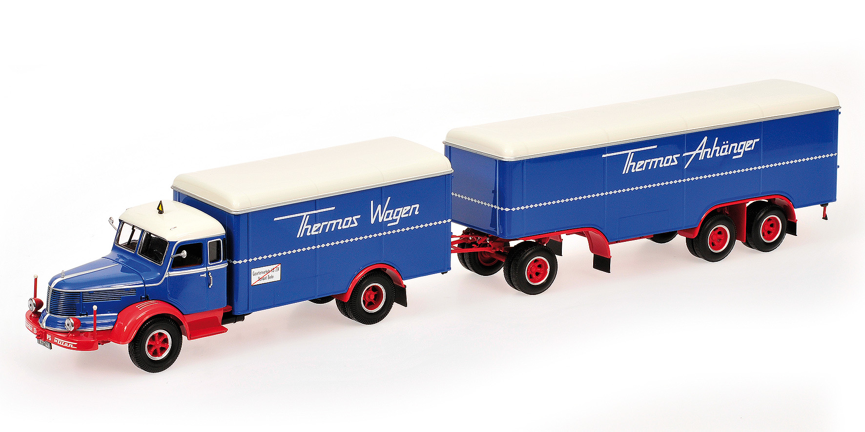 KRUPP TITAN KOFFERZUG - 1950 - BLUE/RED