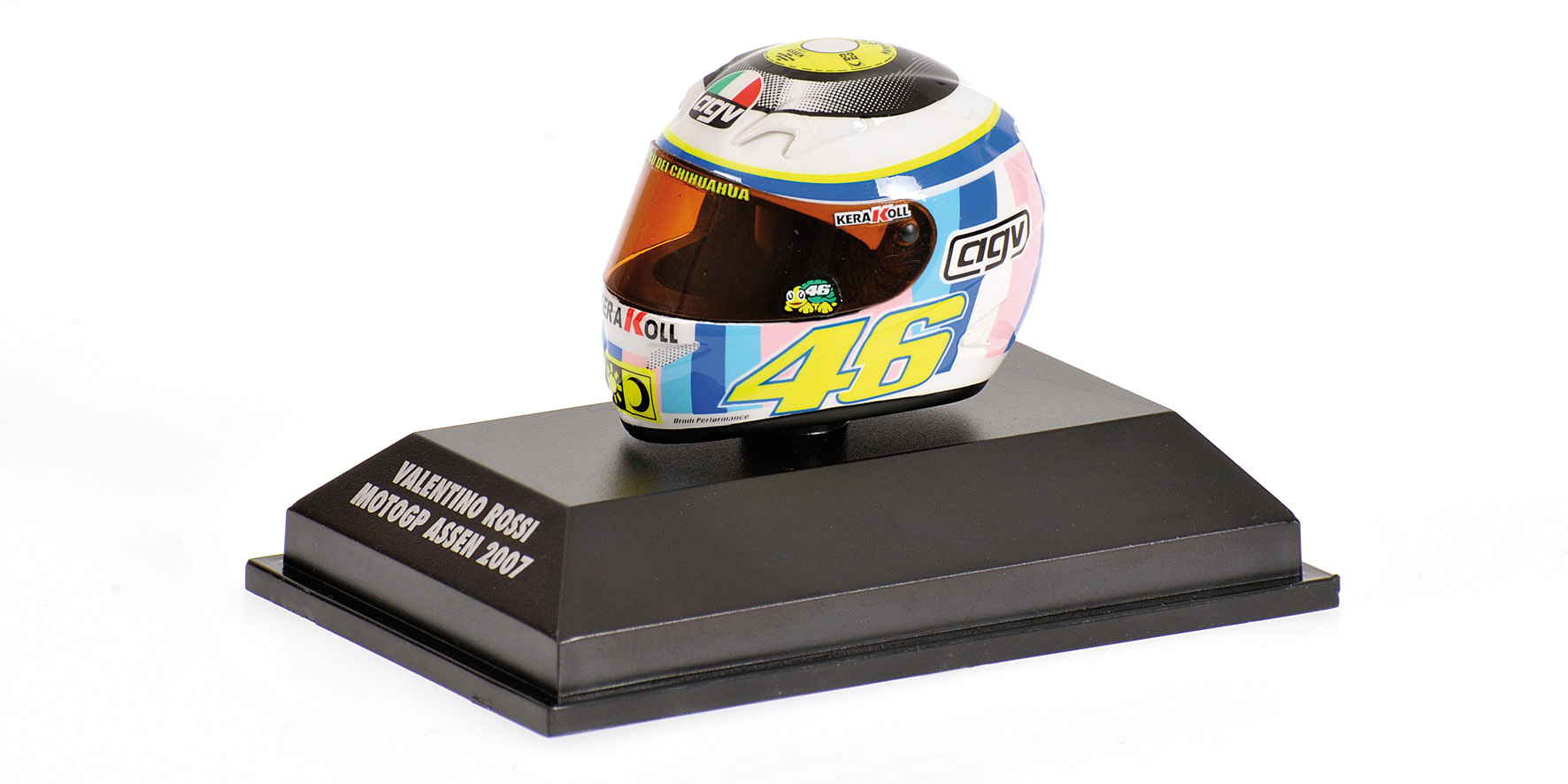 AGV HELMET - VALENTINO ROSSI - MOTOGP ASSEN 2007