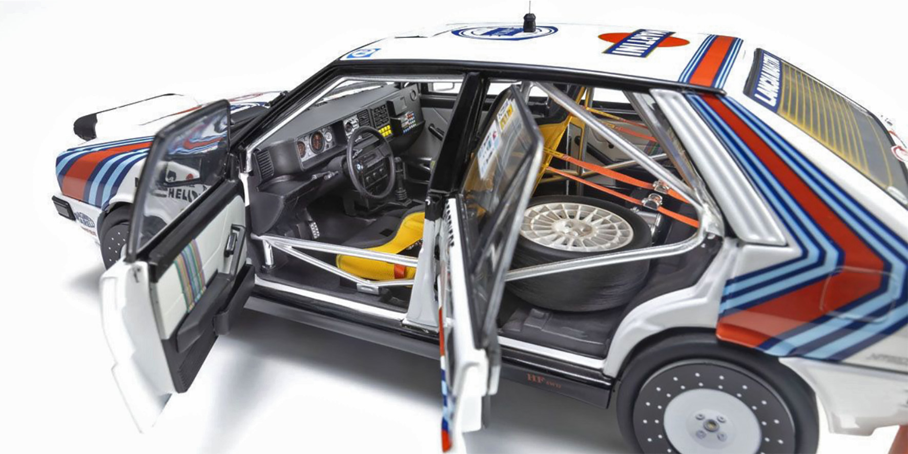 LANCIA DELTA HF 4WD - MARTINI - #3 - WINNER RALLY MONTE CARLO 1988 (08960F)