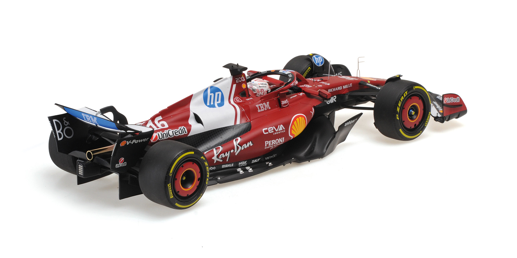 FERRARI SF-25 - CHARLES LECLERC - SPRINT RACE CHINA GP 2025 W/DRIVER FIGURINE