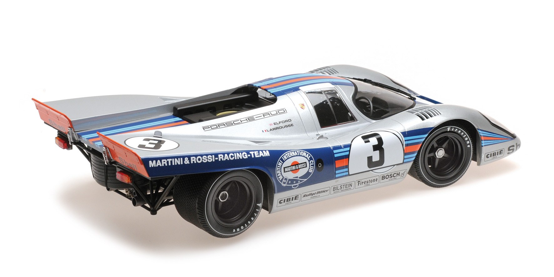 PORSCHE 917K - MARTINI & ROSSI RACING - ELFORD/LARROUSSE - WINNERS SEBRING 12 HOURS 1971