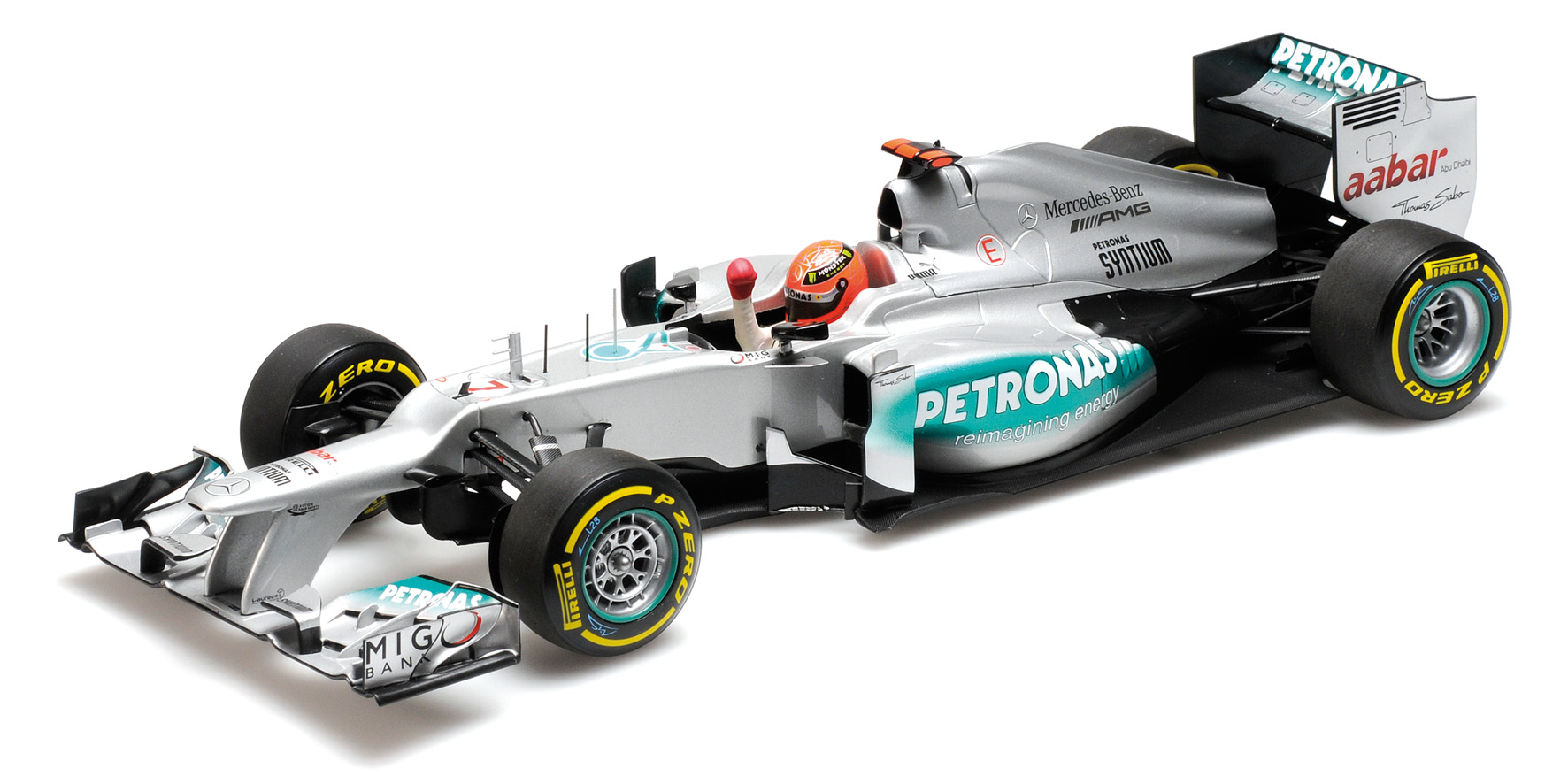 MERCEDES AMG PETRONAS F1 TEAM W03 - MICHAEL SCHUMACHER - 3RD PLACE EUROPEAN GP 2012
