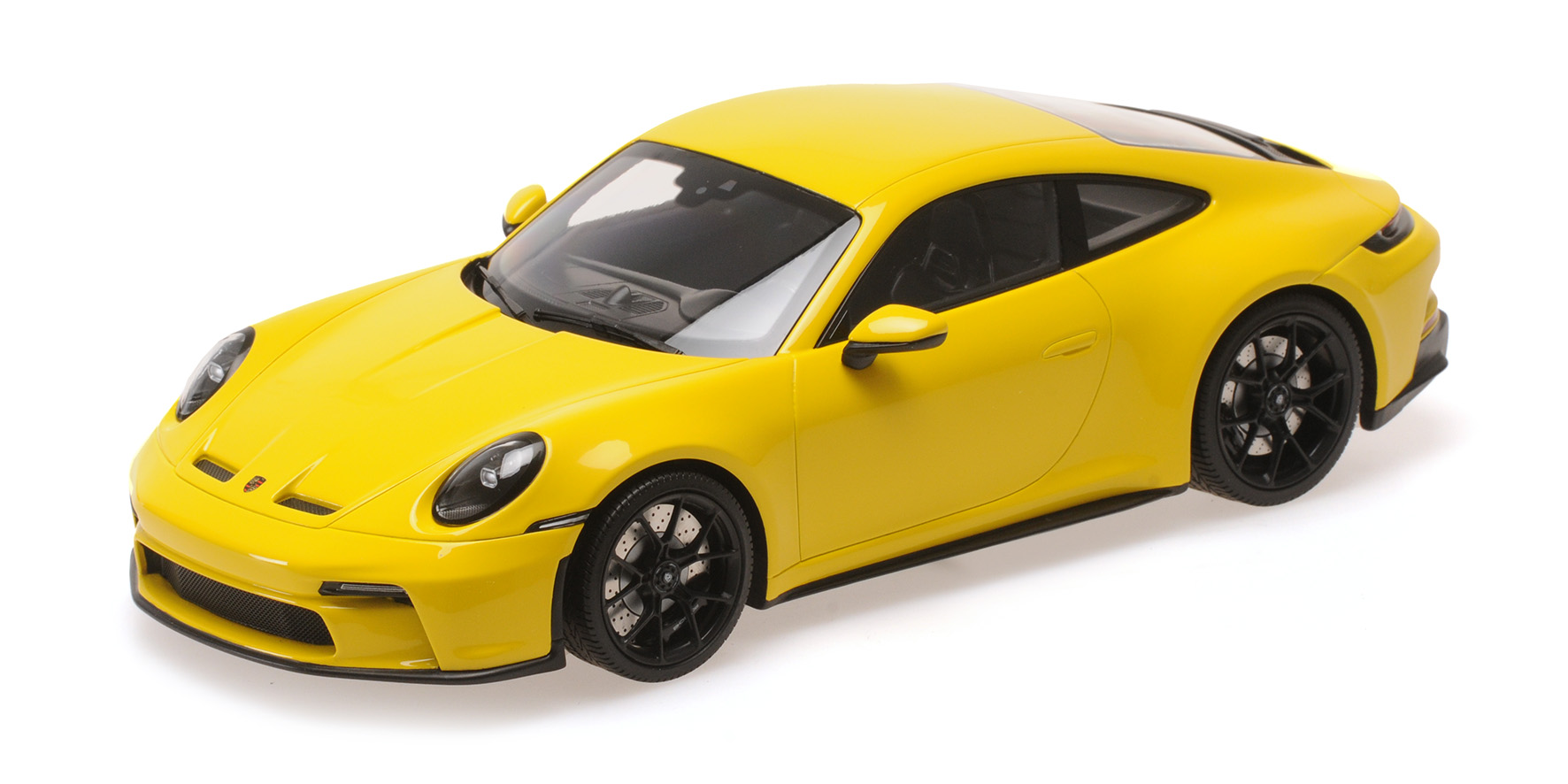 PORSCHE 911 (992) GT3 TOURING - 2022 - YELLOW W/BLACK WHEELS