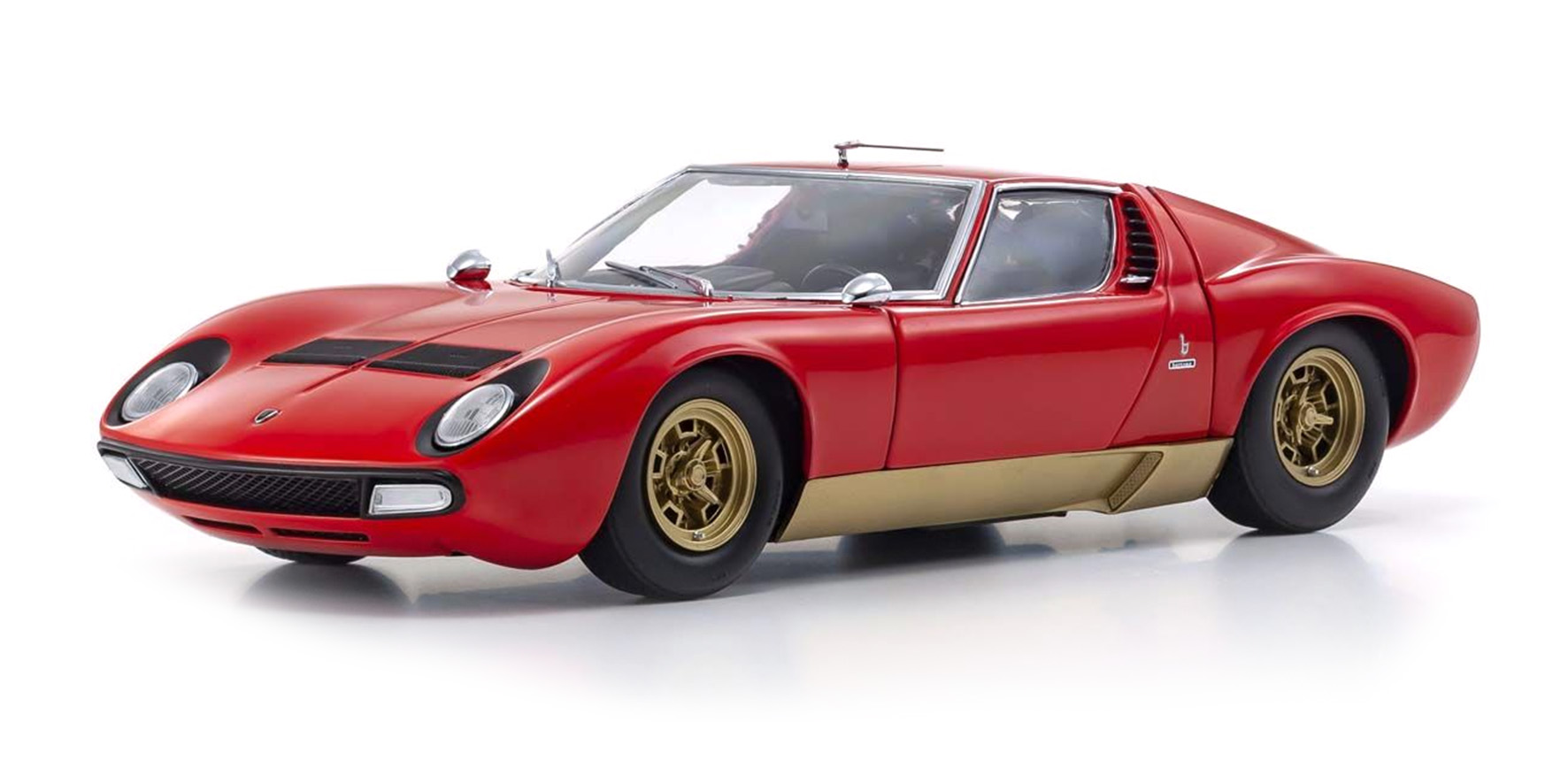 LAMBORGHINI MIURA SV - RED / GOLD
