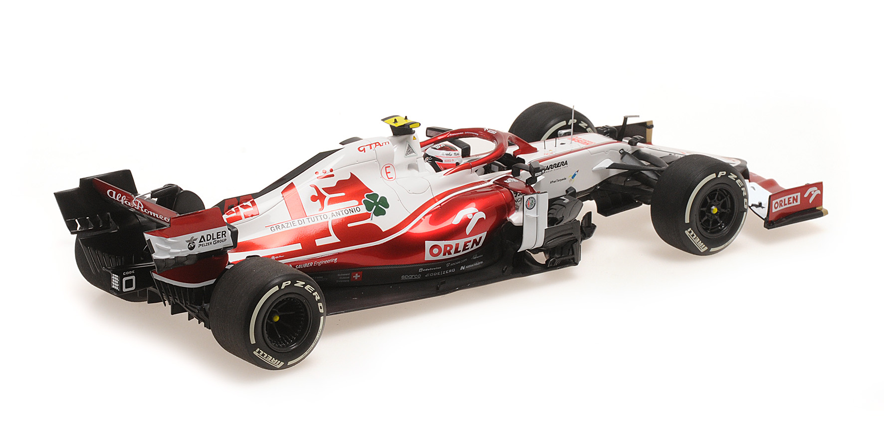 ALFA ROMEO RACING ORLEN C41 - ANTONIO GIOVINAZZI - FINAL RACE - ABU DHABI GP 2021