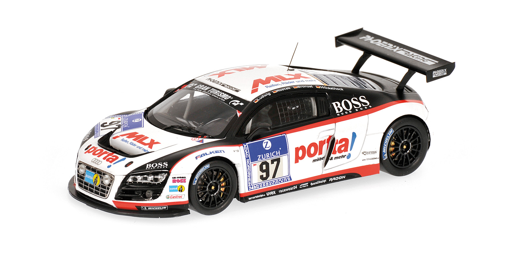 AUDI R8 LMS - LUDWIG/ROSTEK/BRONZEL/WINKELHOCK - 24H ADAC NÜRBURGRING 2010