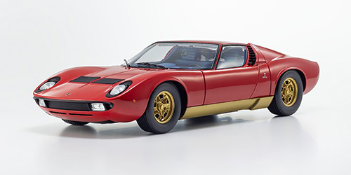 LAMBORGHINI MIURA P400 - RED/BLUE INTERIOR (08621RBL)