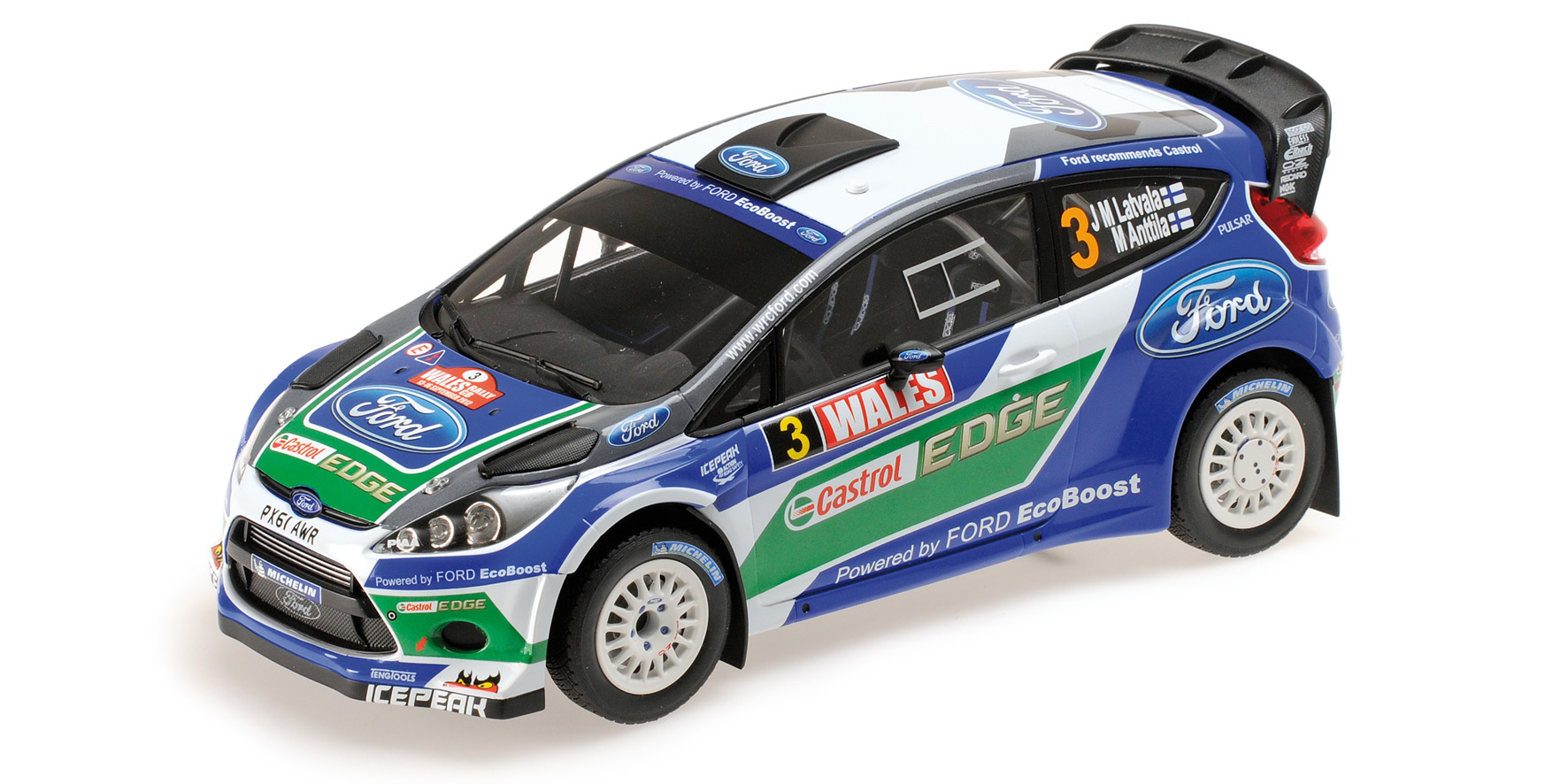 FORD FIESTA RS  WRC - FORD WORLD RALLY TEAM - LATVALA/ANTTILA - WINNER WALES RALLY GB 2012