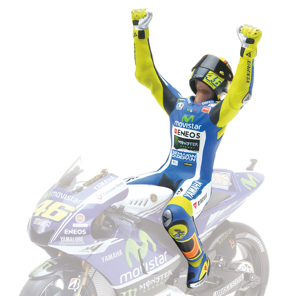FIGURINE - VALENTINO ROSSI - WINNER AUSTRALIAN GP MOTOGP 2014