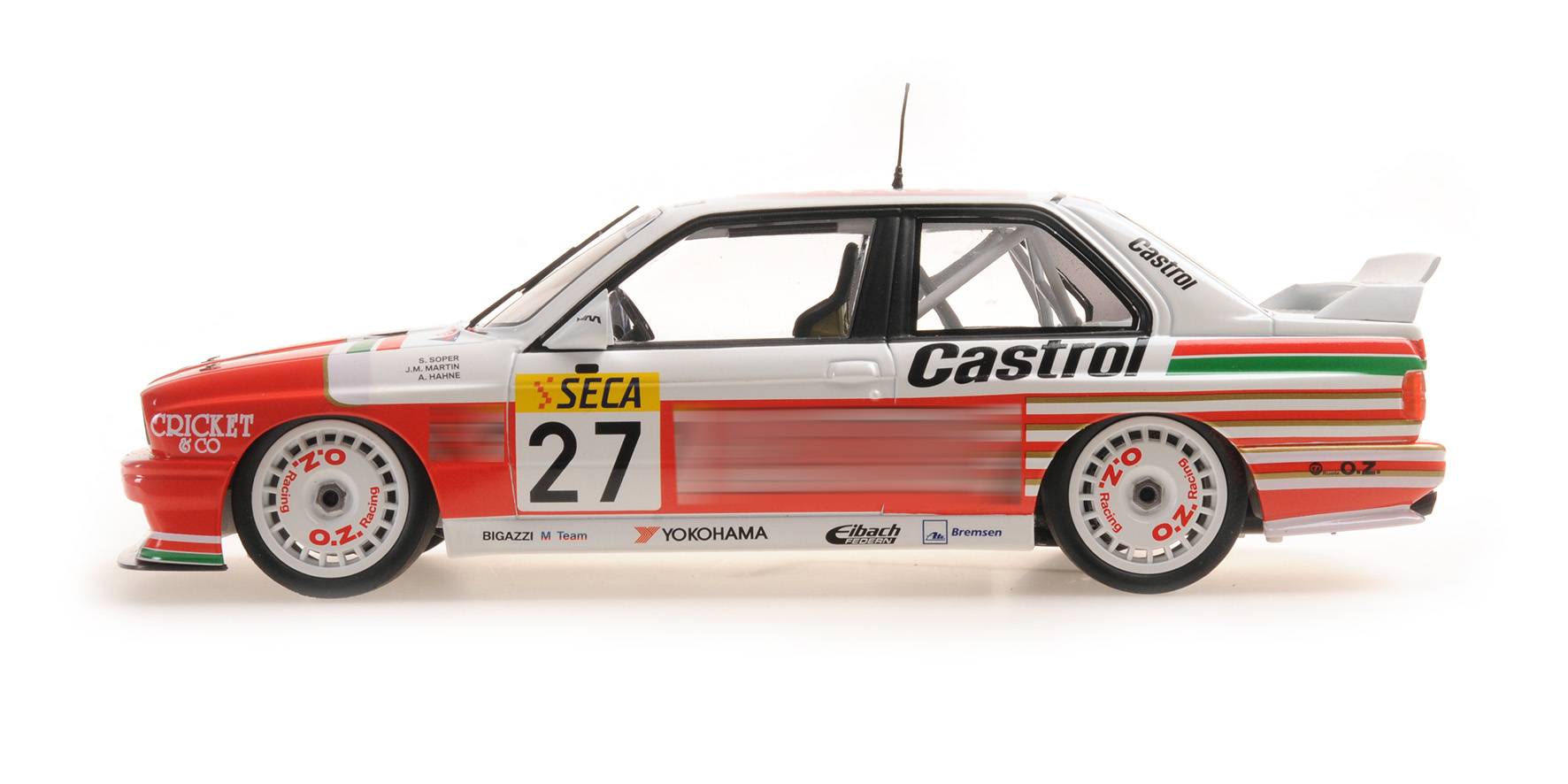 BMW M3 - BIGAZZI TEAM - SOPER / HAHNE / MARTIN - 4TH PLACE 24H SPA 1990
