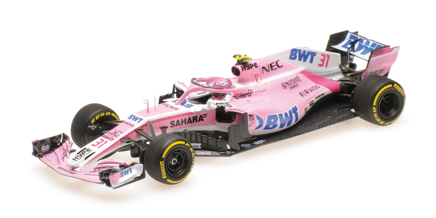 SAHARA FORCE INDIA F1 MERCEDES VJM11 - ESTEBAN OCON - 2018