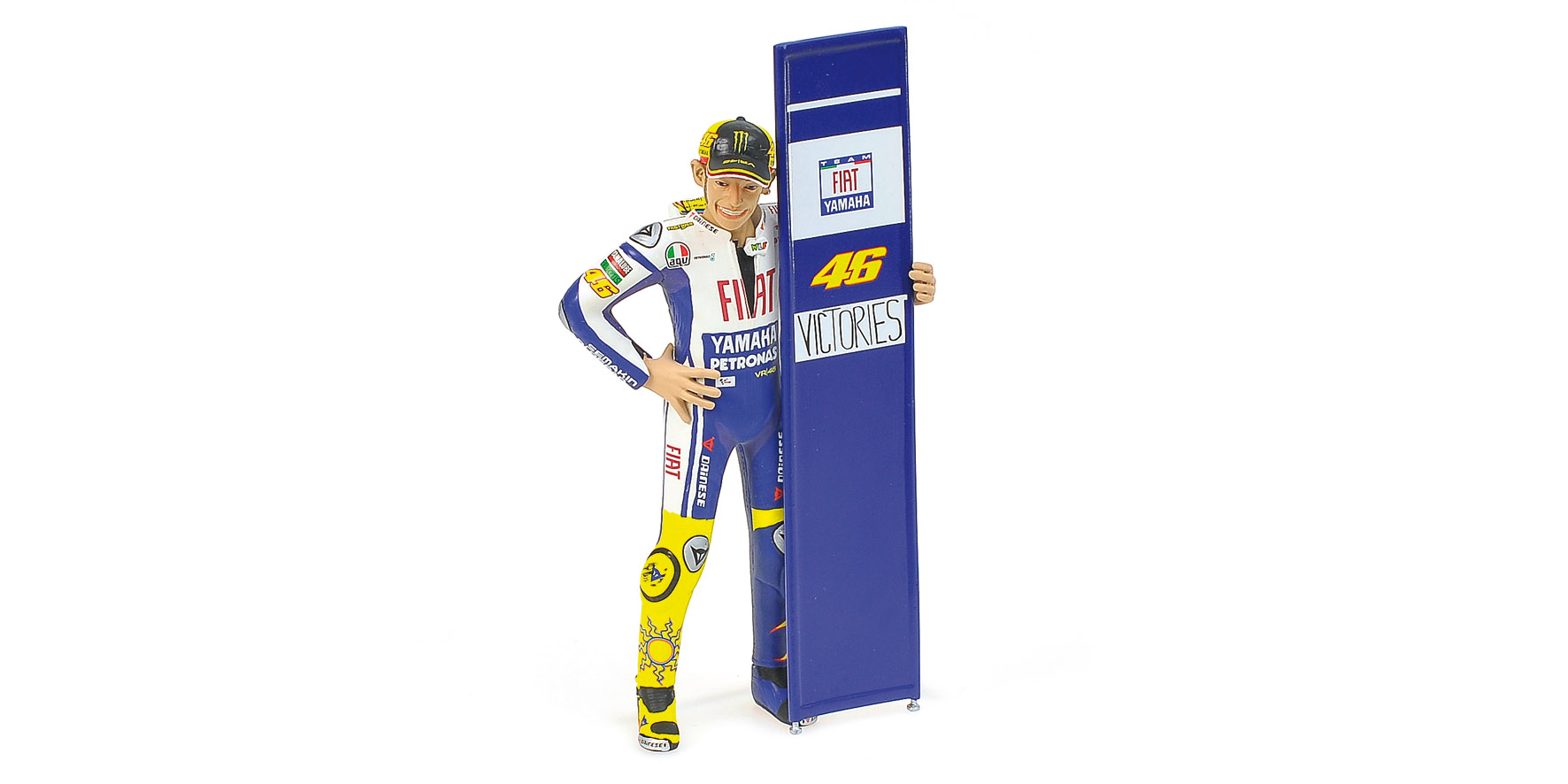 FIGURINE - VALENTINO ROSSI - MOTOGP SEPANG 2010 - '46 VICTORIES'