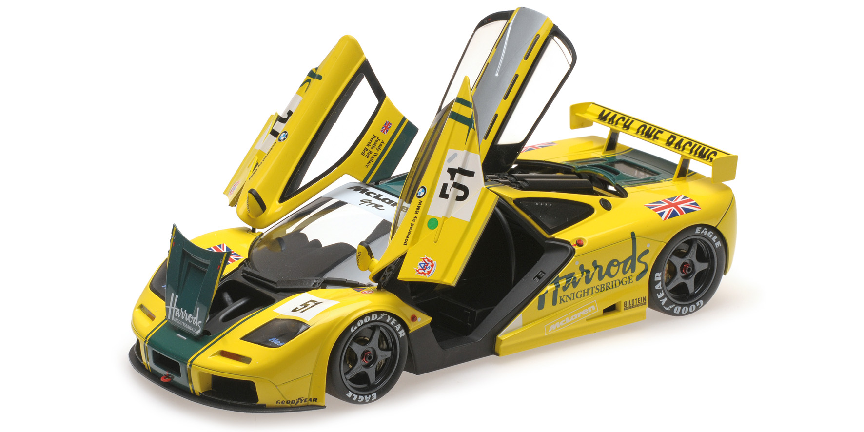 MCLAREN F1 GTR - HARRODS MACH ONE RACING - WALLACE/BELL/BELL - 24h LE MANS  1995