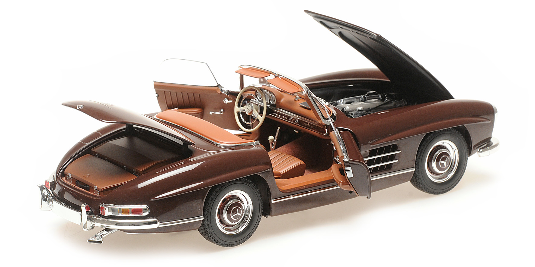 MERCEDES-BENZ 300 SL ROADSTER (W198) - 1957 - DARK RED