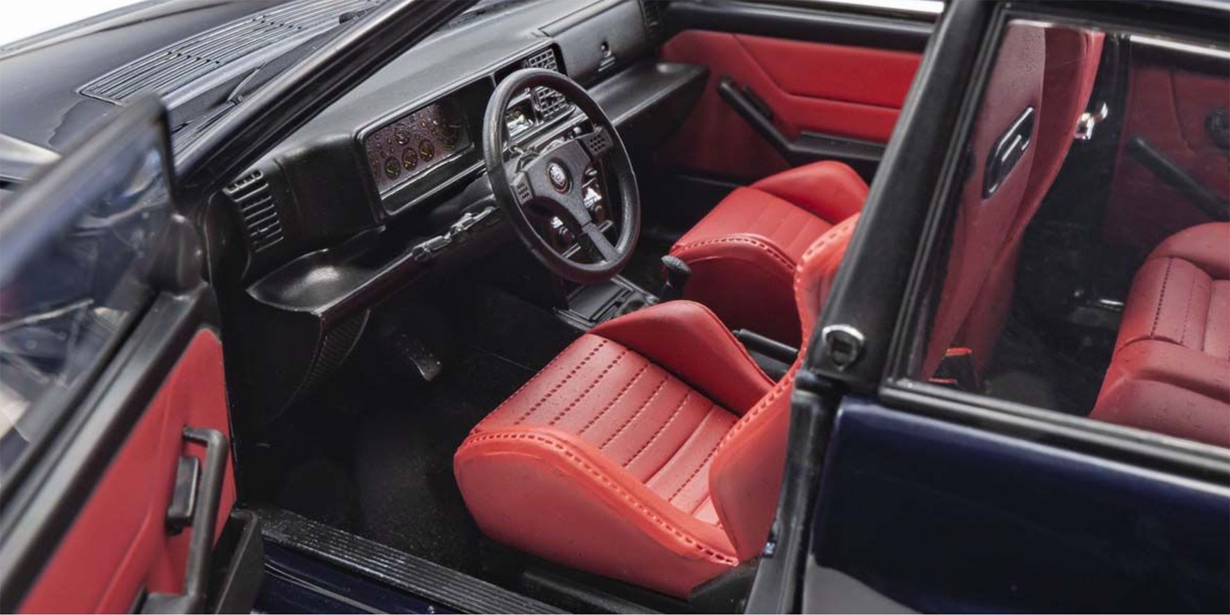 LANCIA DELTA HF INTEGRALE - CLUB ITALIA DARK BLUE (08343SC)