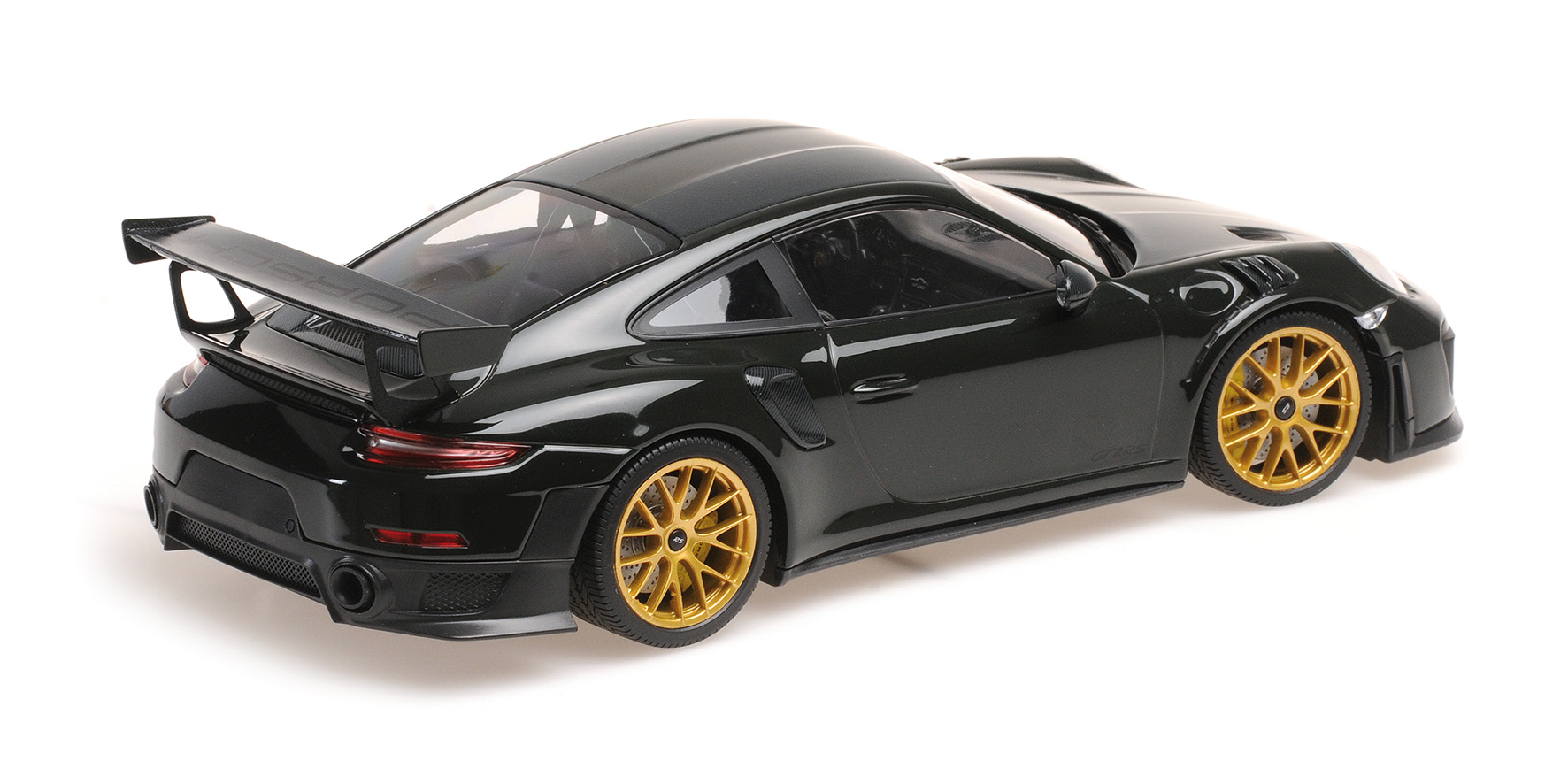 PORSCHE 911 (991.2) GT2RS - 2018 - GREEN W/ WEISSACH PACKAGE W/ GOLDEN MAGNESIUM WHEELS