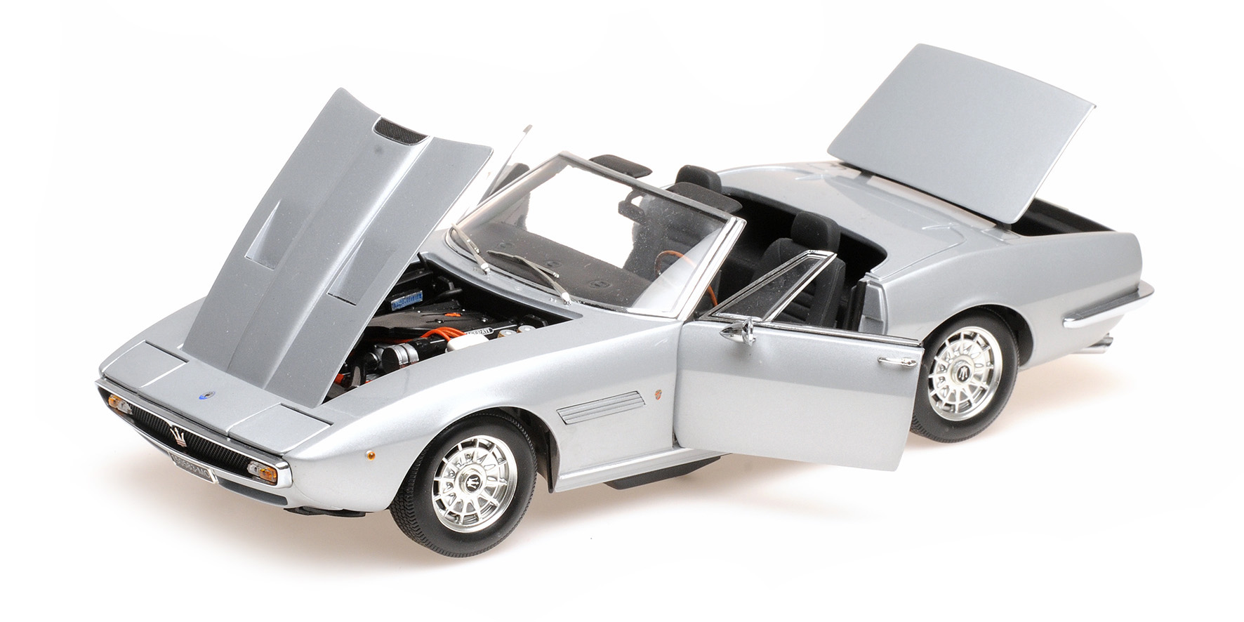 MASERATI GHIBLI CABRIOLET - 1969 - SILVER
