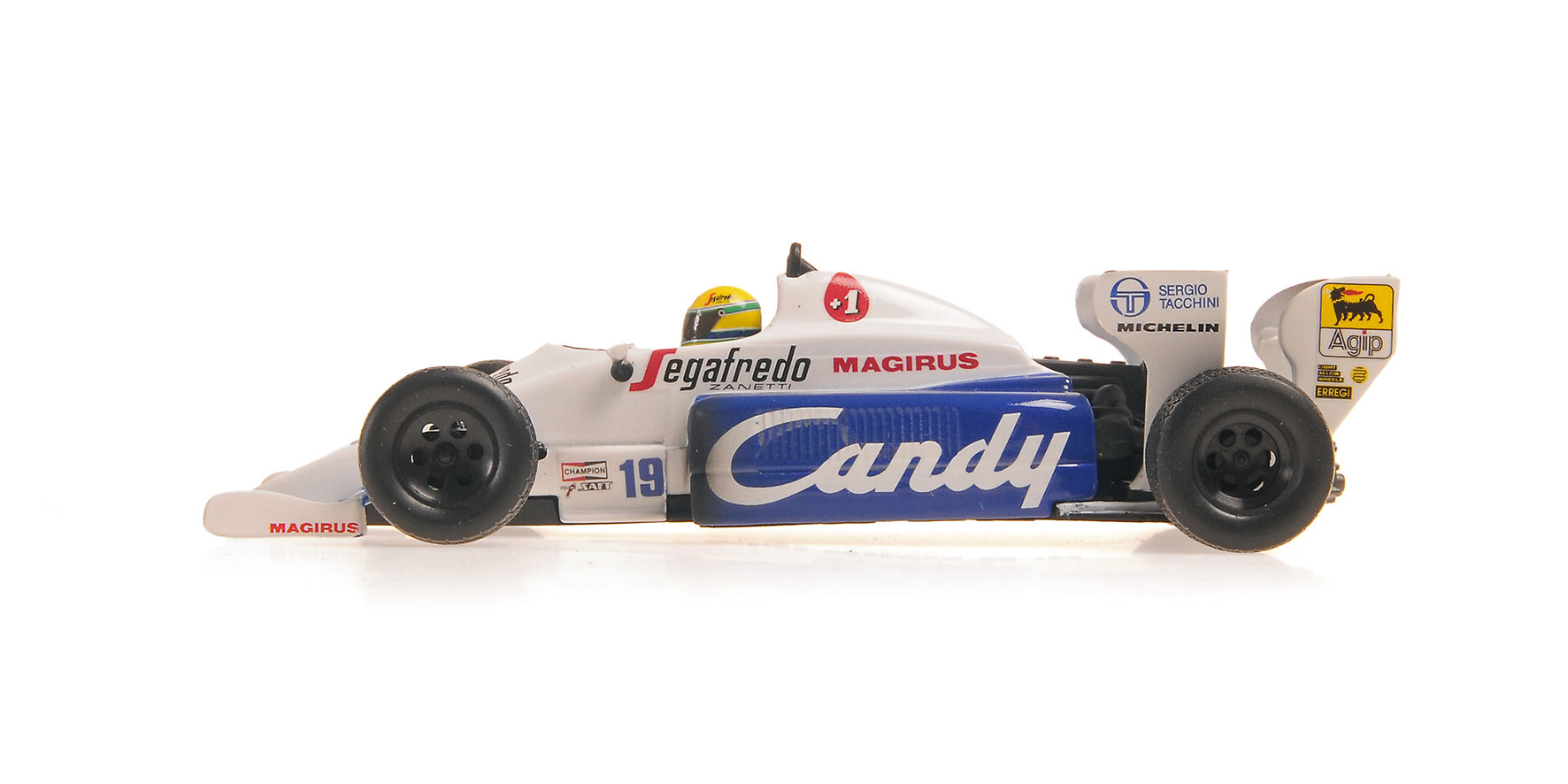 TOLEMAN HART TG184 - AYRTON SENNA - 2ND PLACE MONACO GP 1984 - DIRTY VERSION